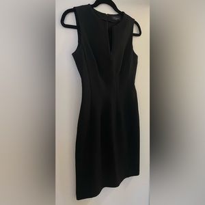 Piazza Sempione Black V-Neck Dress